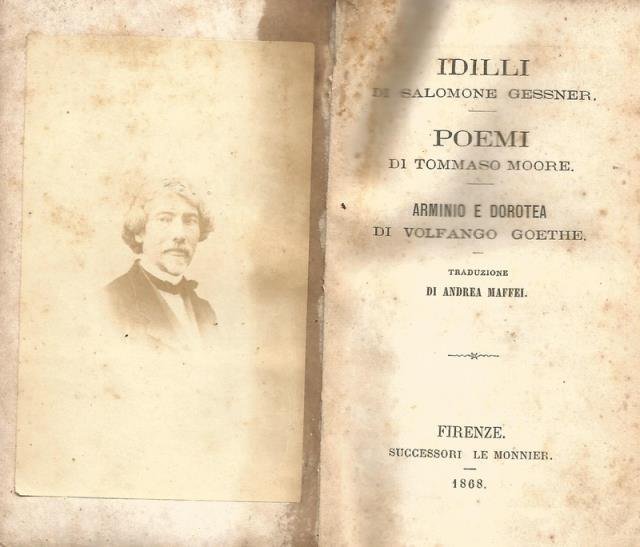 Traduzioni. Idilli di Salomone Gessner. Poemi di Tommaso More. Arminio …