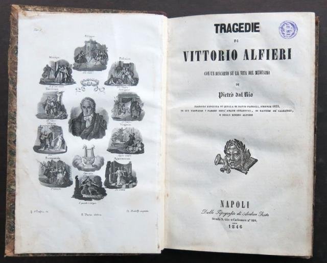 Tragedie di Vittorio Alfieri.