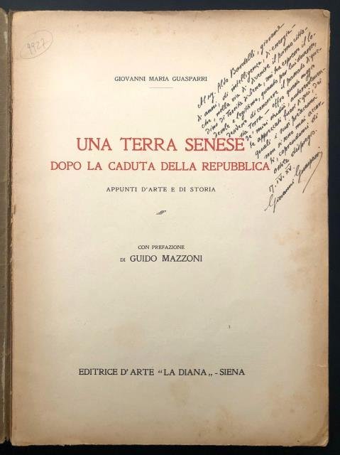 Una terra senese dopo la caduta della Repubblica. Appunti d'Arte …