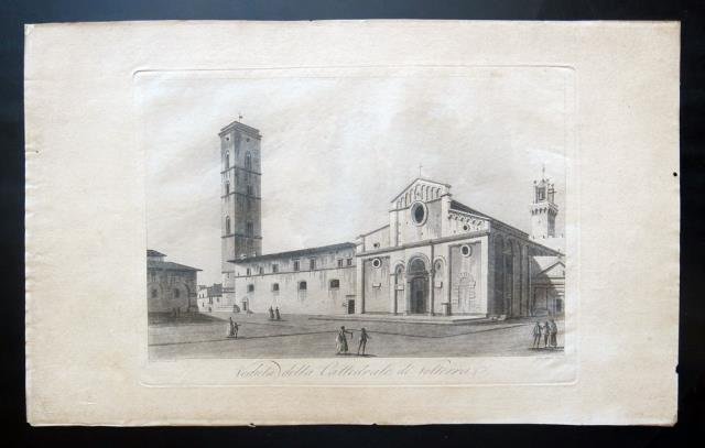 Veduta della Cattedrale di Volterra.
