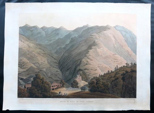 Views in the Himalaya Mountains (Viste sulle montagne dell’Himalaya). Tavola …