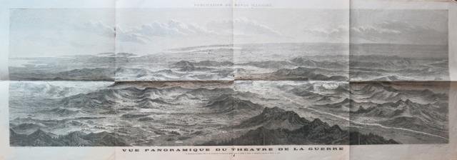 “Vue Panoramique du Theatre de la Guerre”.