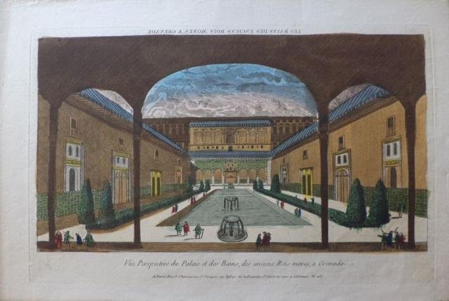 Vue perspective du Palais et des Bains, des anciens Rois …