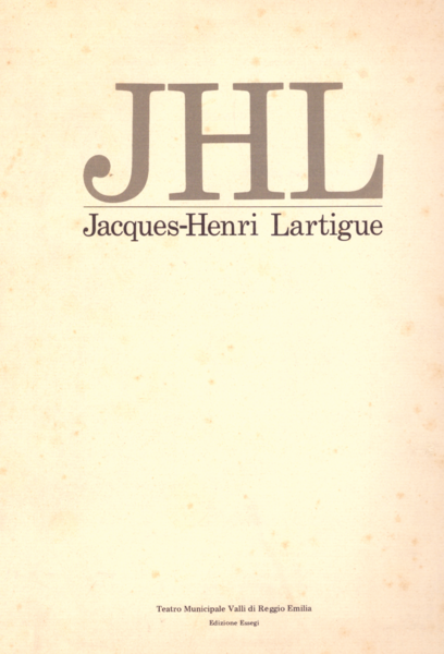 JHL Jacques-Henri Lartigue