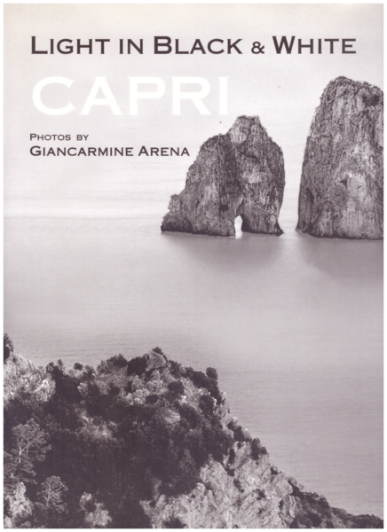 Capri. Light in black & witheri (firmato)