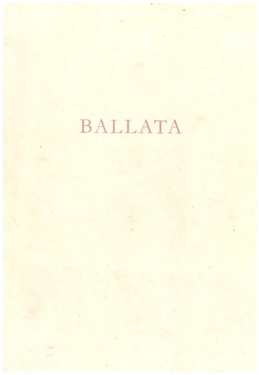 Ballata