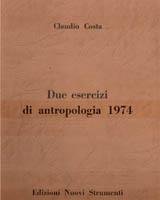 Due esercizi di antropologia