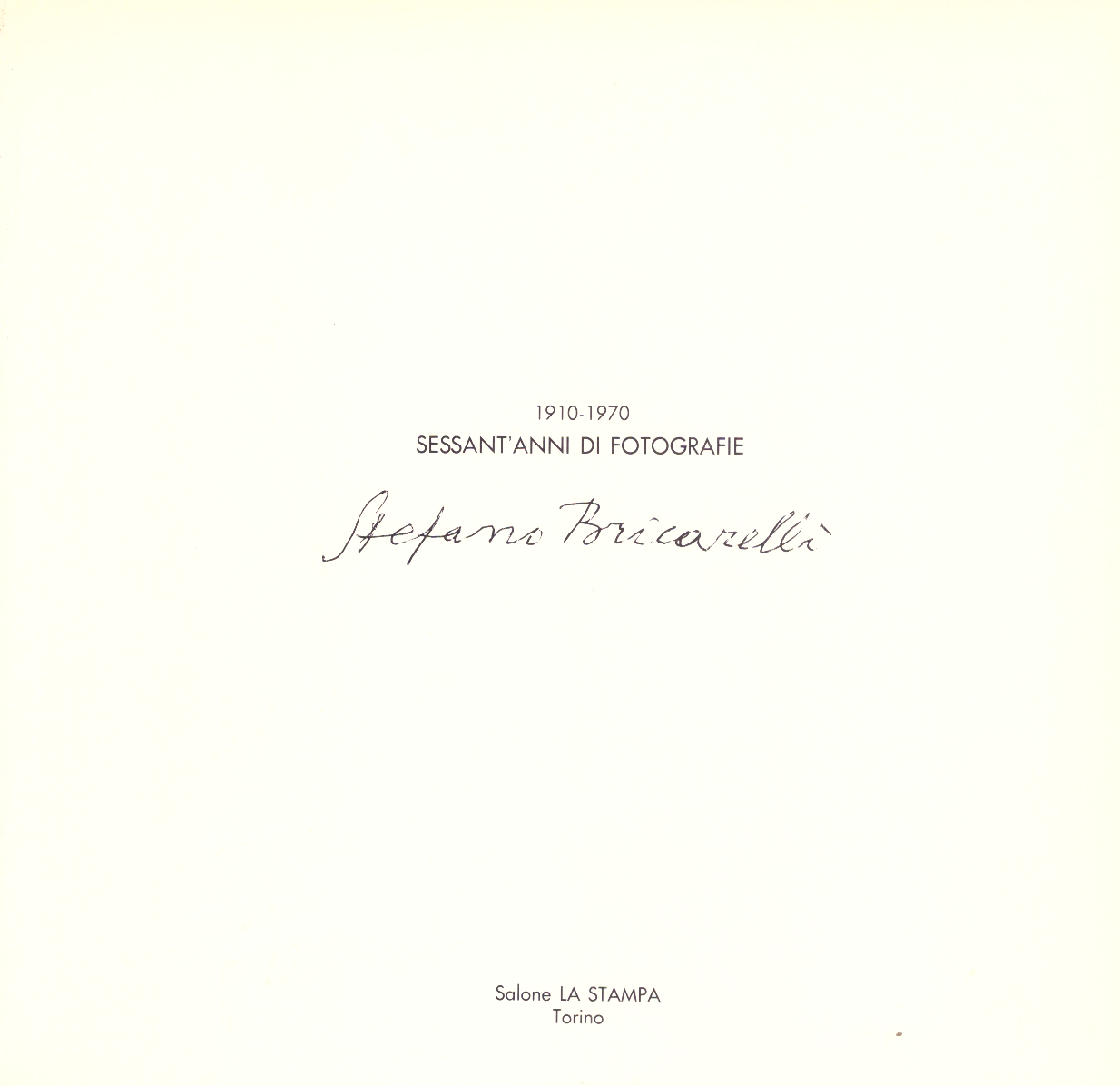 Sessant'anni di fotografie 1910-1970 | Immagine principale