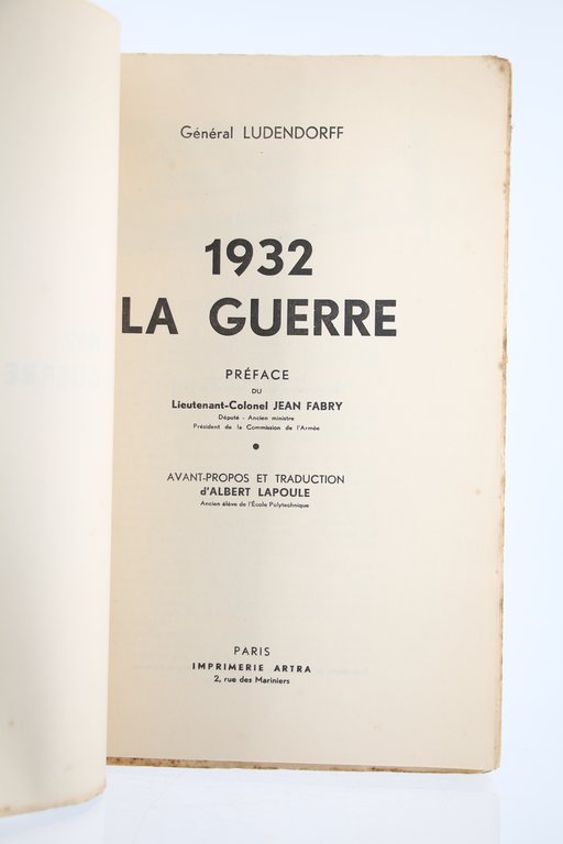 1932 La Guerre
