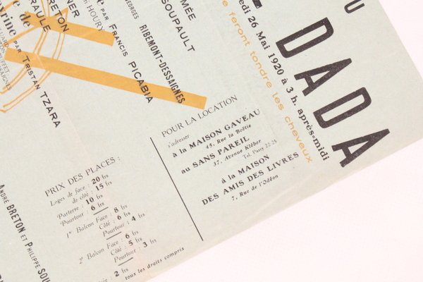 [Affiche Dada] Tract Dada - Festival Dada à la Salle …
