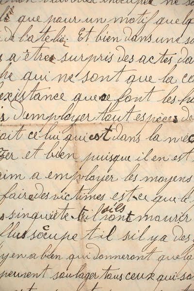 Testament politique autographe signé de Ravachol en grande partie inédit