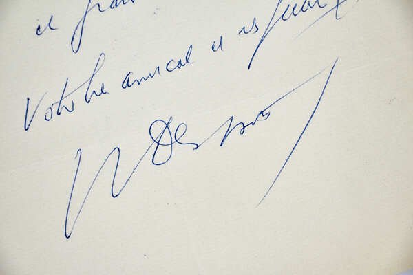 Lettre autographe signée : "Pourvu que je ne vive pas …