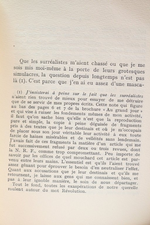 A la grande nuit ou le bluff surréaliste