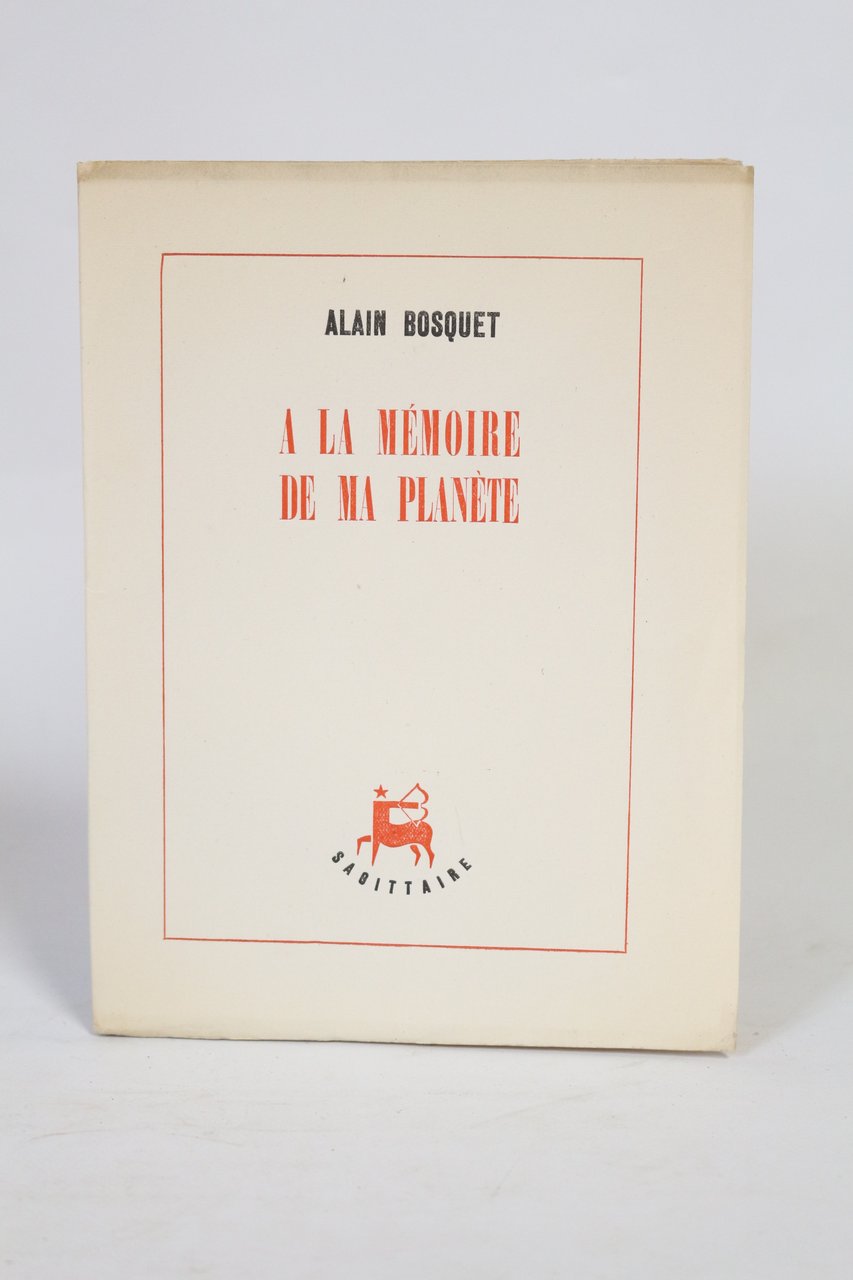A la mémoire de ma planète