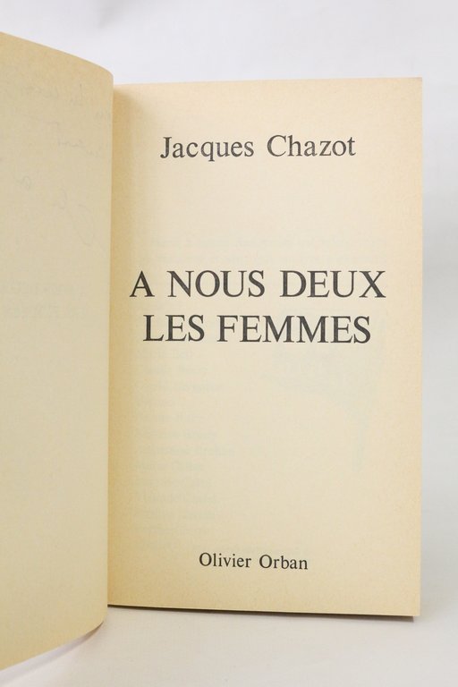 A nous deux les femmes