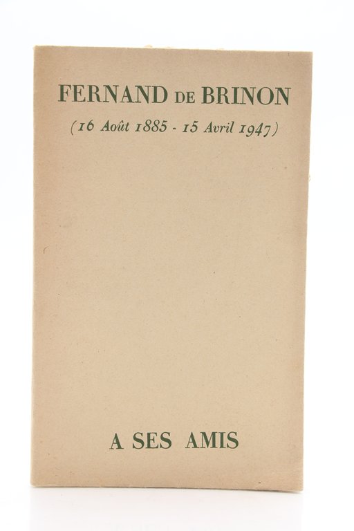A ses Amis