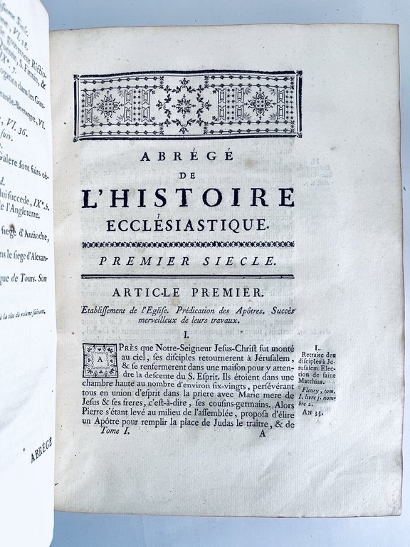 Abrégé de l'histoire ecclesiastique, contenant les événements considérables de chaque …
