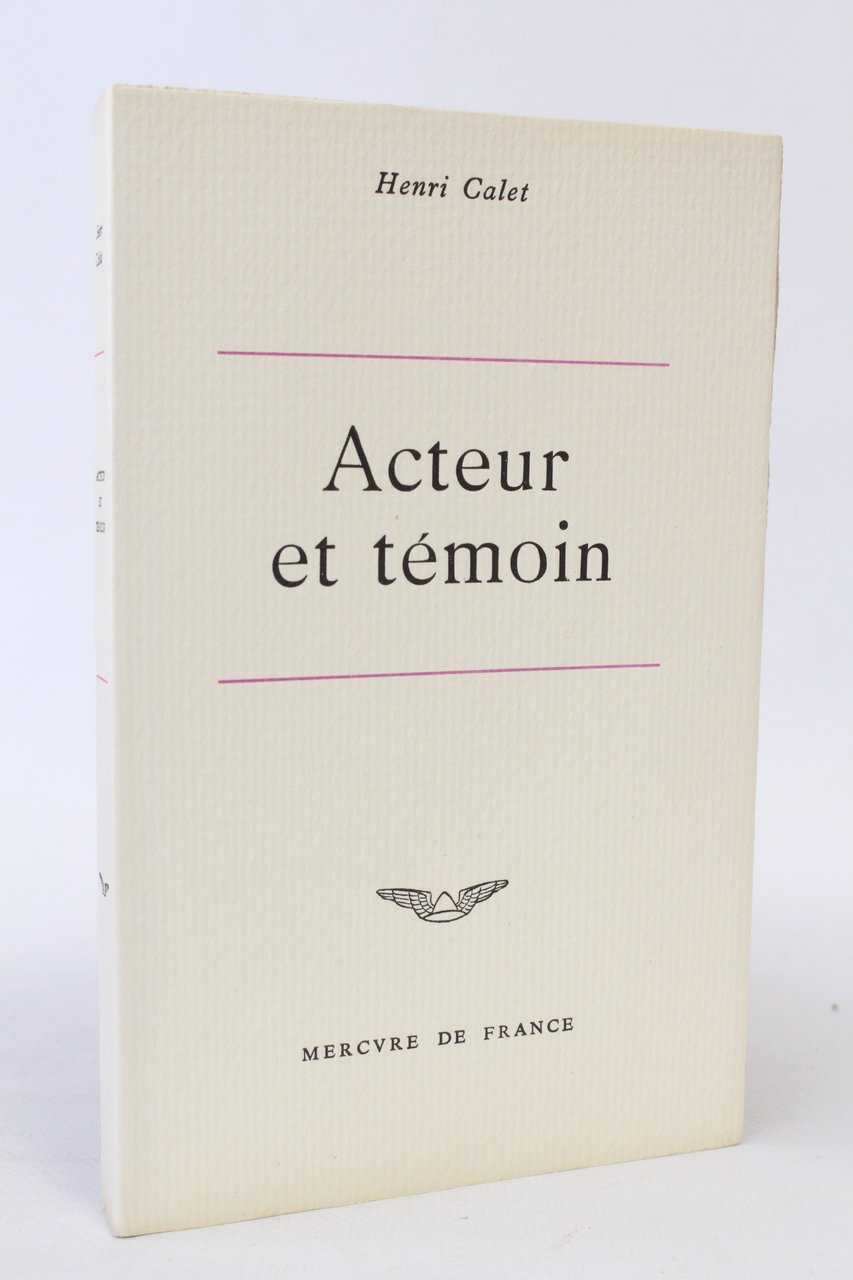 Acteur et témoin