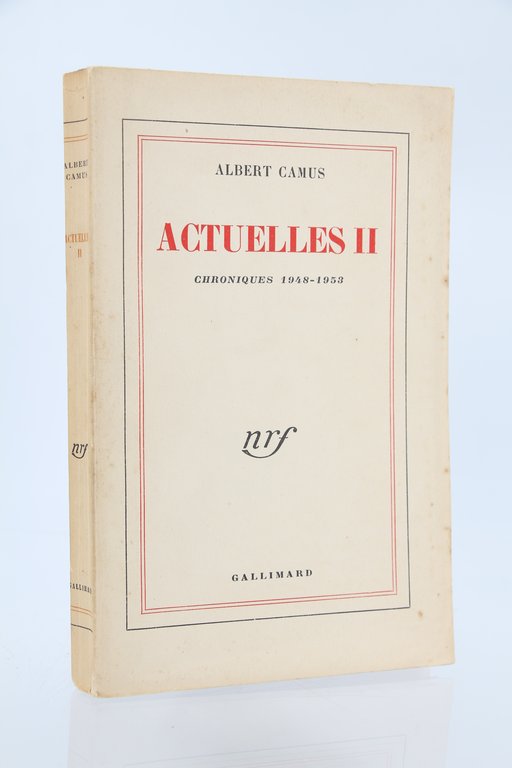 Actuelles II - Chroniques 1948-1953