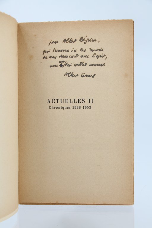 Actuelles II - Chroniques 1948-1953