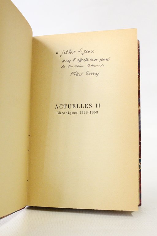 Actuelles II - Chroniques 1948-1953