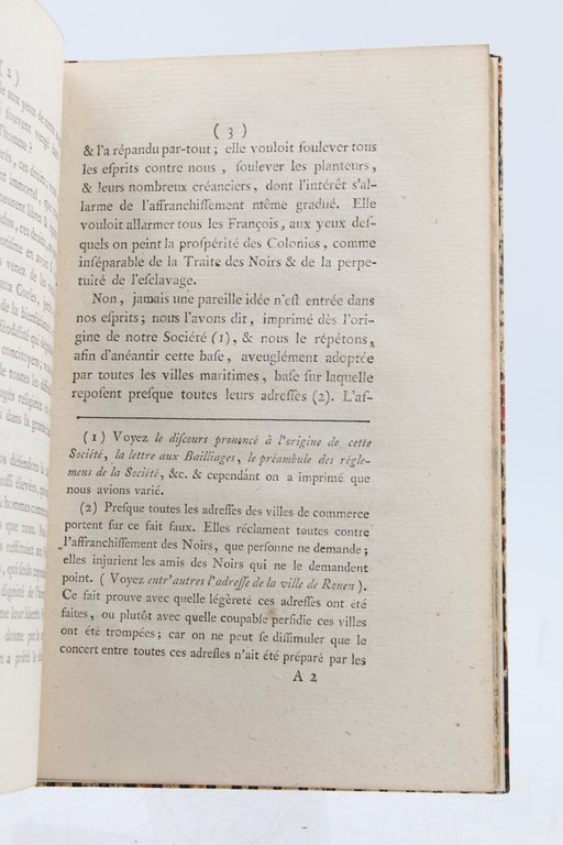 Adresse à l'Assemblée nationale, pour l'abolition de la traite des …