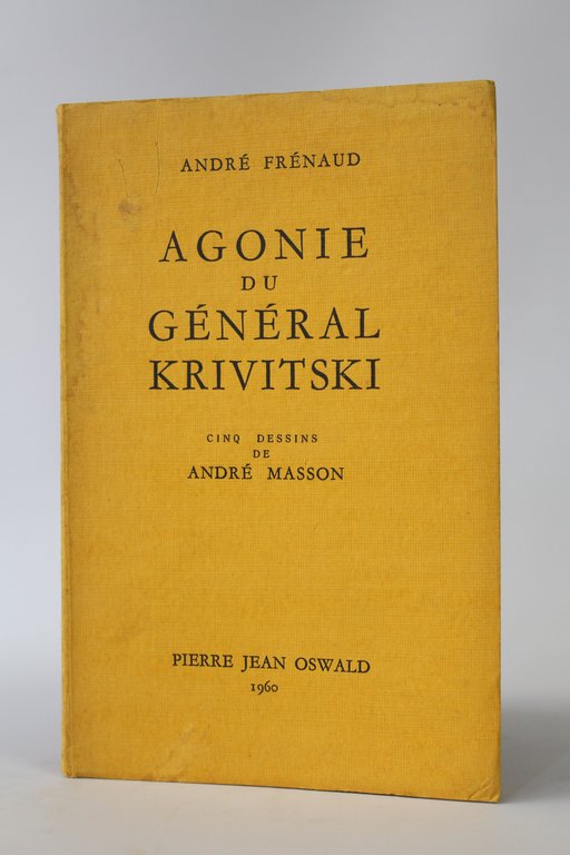 Agonie du Général Krivitski