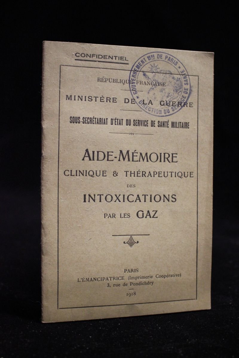 Aide-mémoire clinique & thérapeutique des intoxications par le gaz