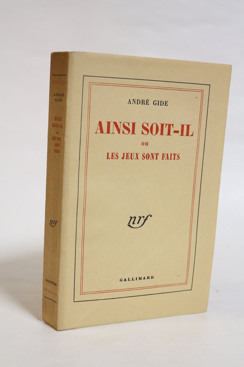 Ainsi soit-il ou les jeux sont faits