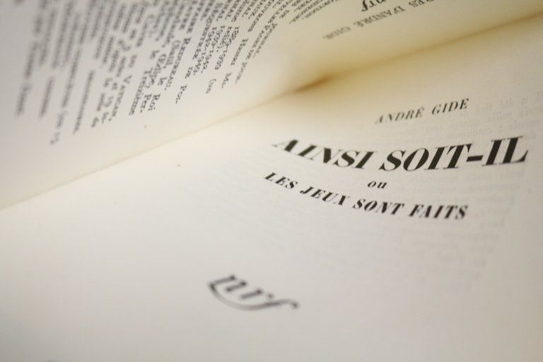 Ainsi soit-il ou les jeux sont faits