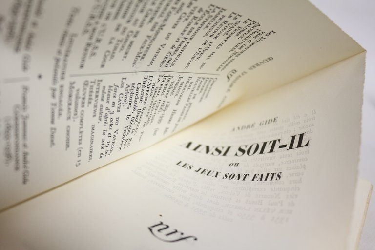 Ainsi soit-il ou les jeux sont faits