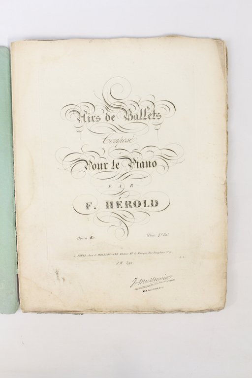 Airs de ballets composés pour le piano