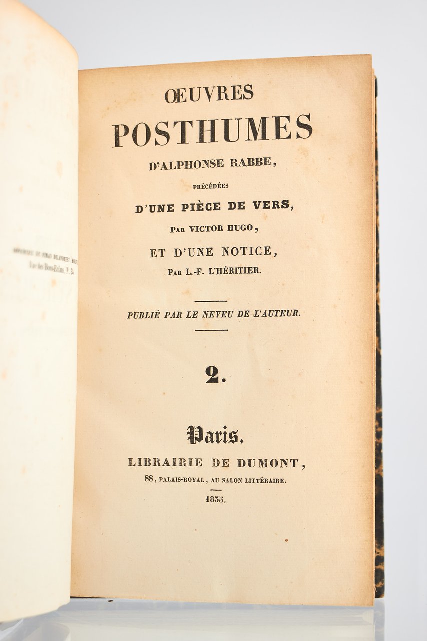 [Album d'un pessimiste] Oeuvres posthumes