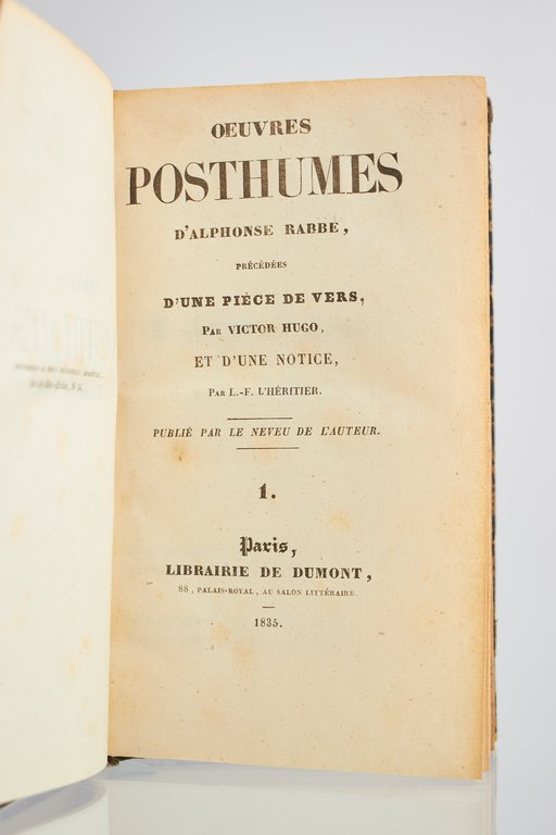 [Album d'un pessimiste] Oeuvres posthumes