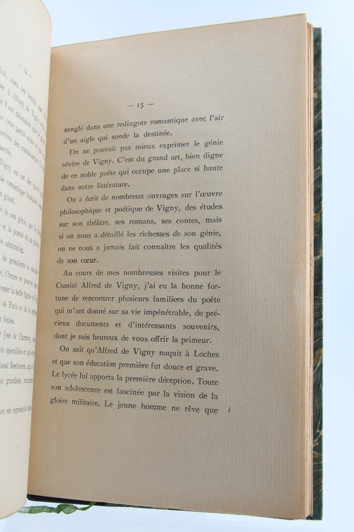 Alfred de Vigny intime