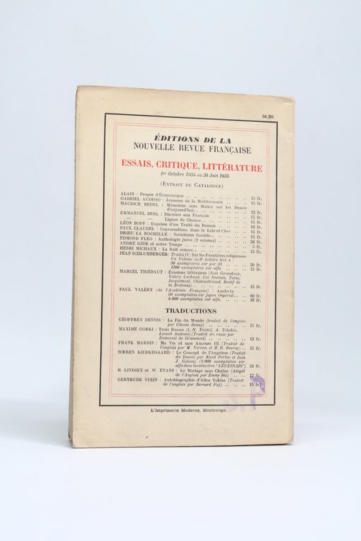 Algèbre des valeurs morales