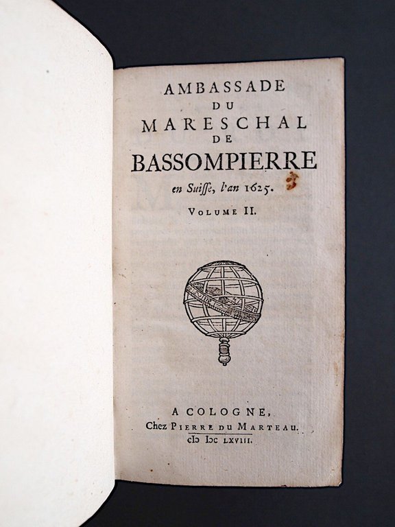 Ambassade du Mareschal de Bassompierre en Espagne l'an 1621 ; …