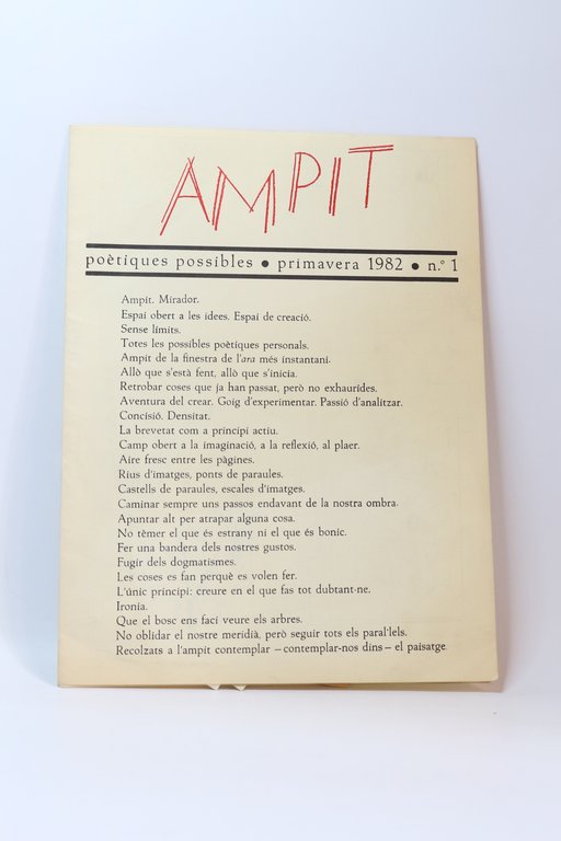 Ampit N°1. Poètiques possibles