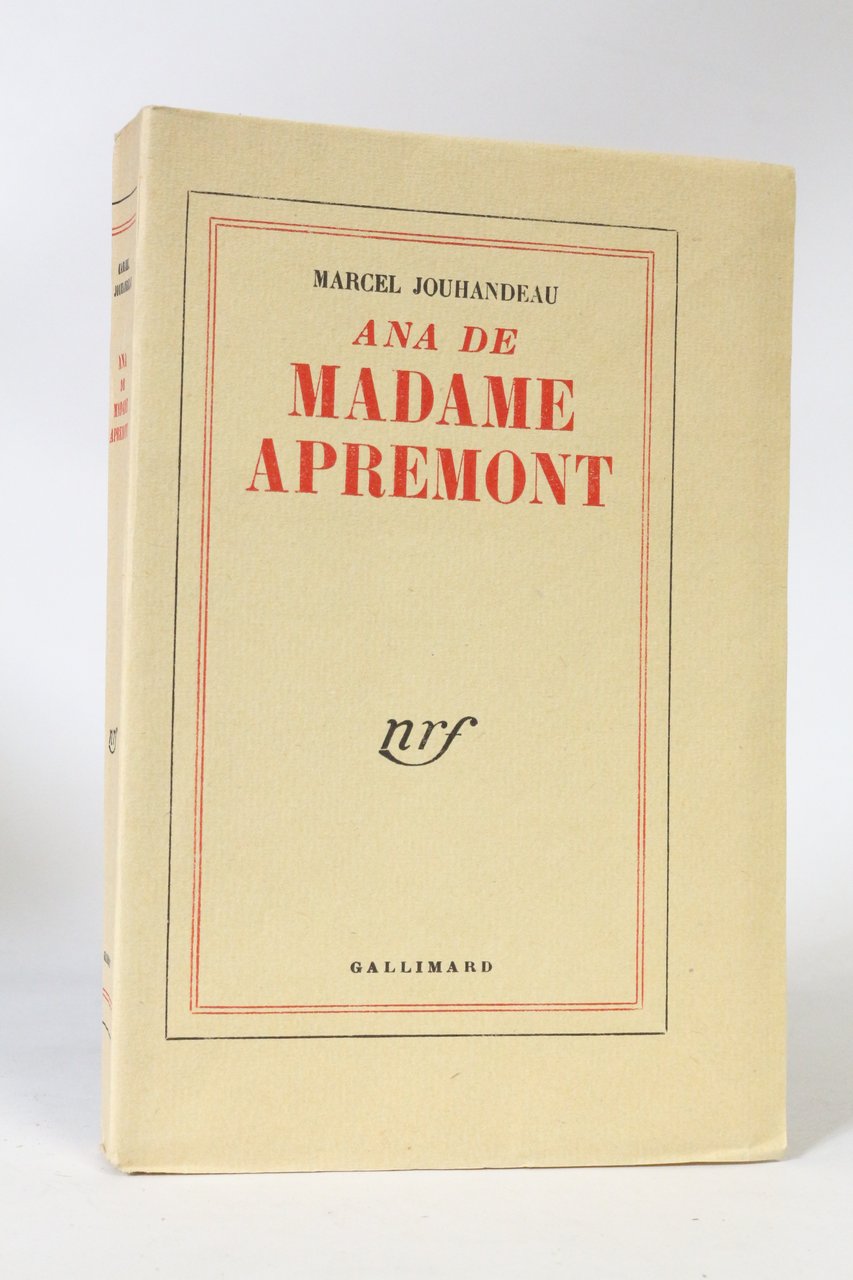 Ana de madame Apremont