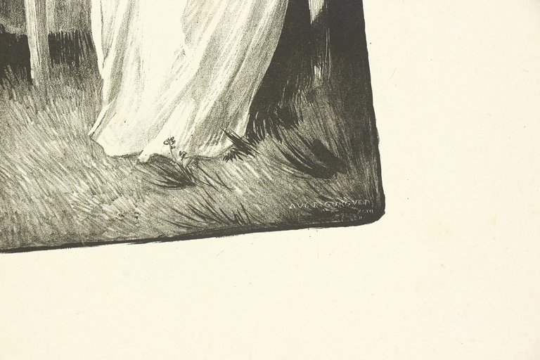 "Andante Nocturne" - Lithographie originale sur Chine - L'Estampe Moderne