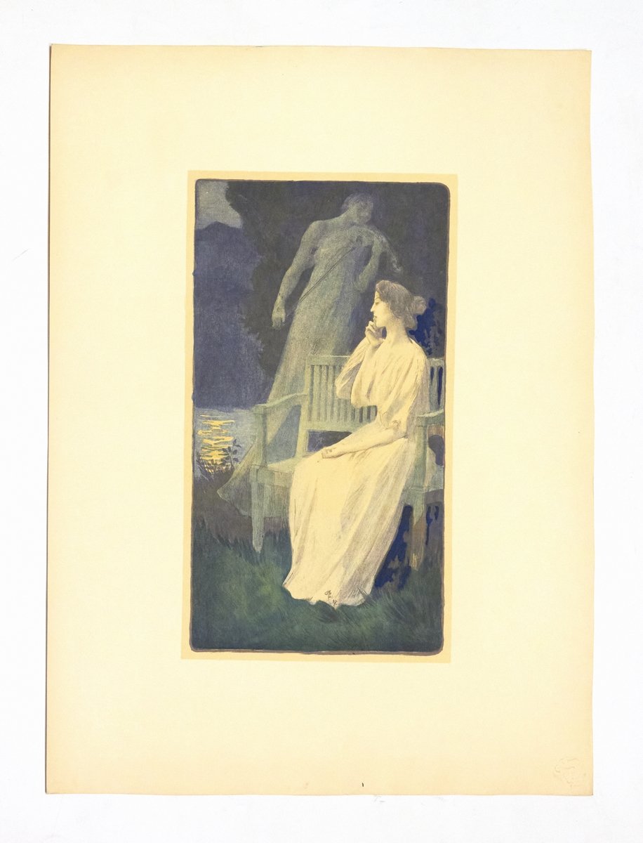 "Andante Nocturne" - Lithographie originale sur Japon - L'Estampe Moderne