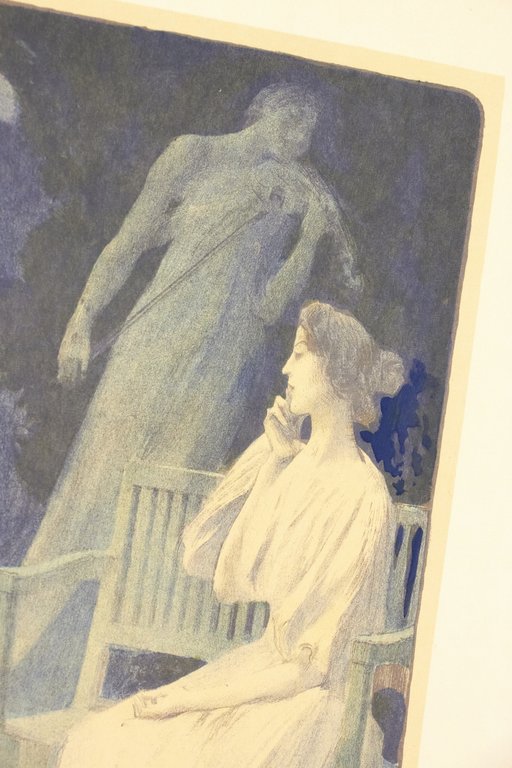 "Andante Nocturne" - Lithographie originale sur Japon - L'Estampe Moderne