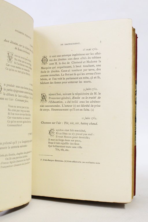 Anecdotes piquantes de Bachaumont, Mairobert, etc pour servir à l'histoire …