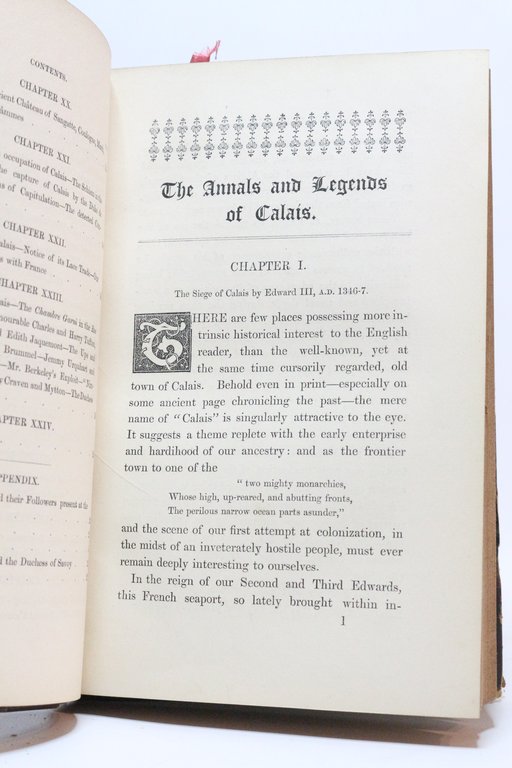 Annals and legends of Calais with sketches of émigré notabilities, …