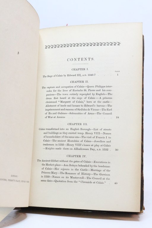 Annals and legends of Calais with sketches of émigré notabilities, …