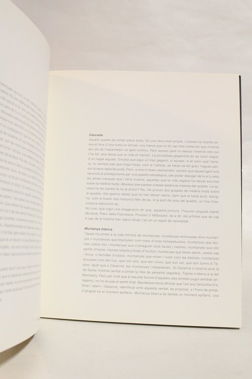 Antoni Tapies obra recent