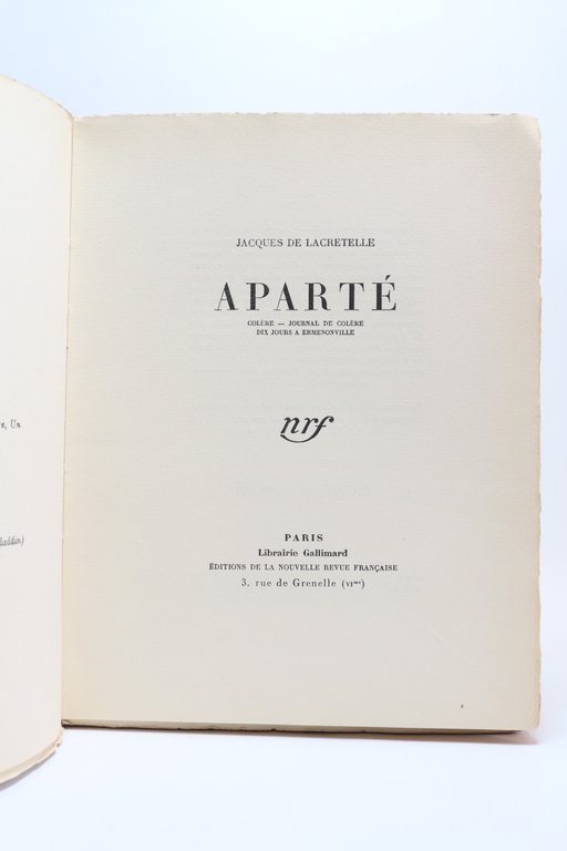 Aparté