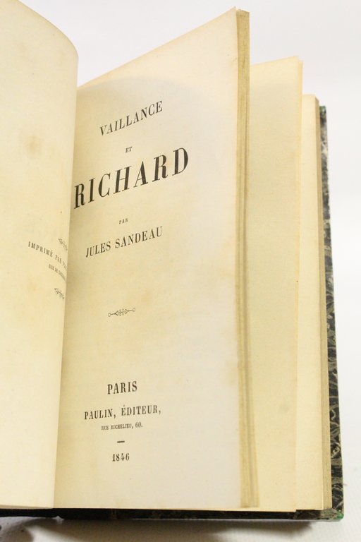 Atar-Gull. Le Parisien en mer - Vaillance et Richard