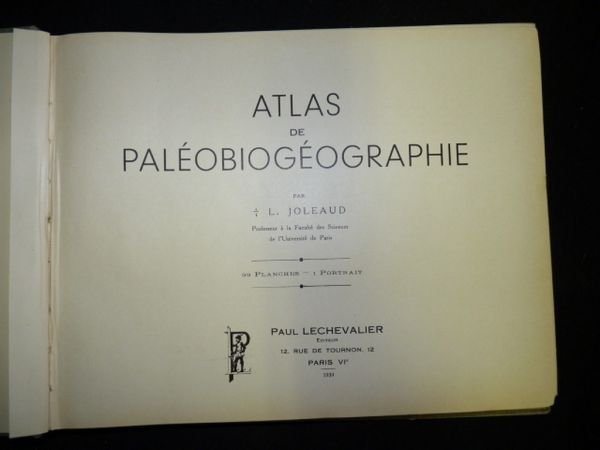Atlas de paléobiogéographie