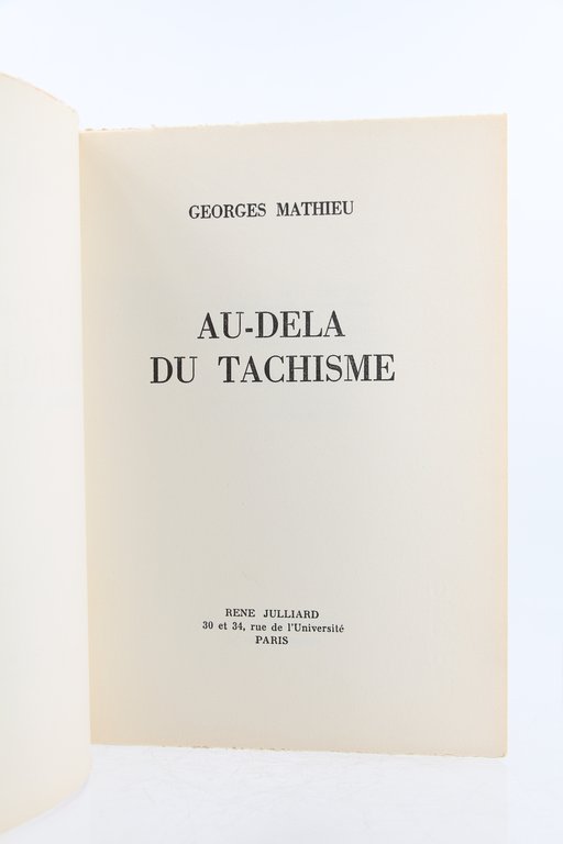 Au-delà du Tachisme